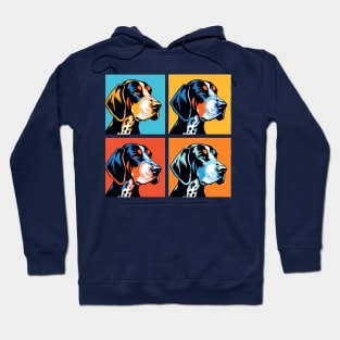 Bluetick Coonhound Pop Art - Dog Lovers Hoodie